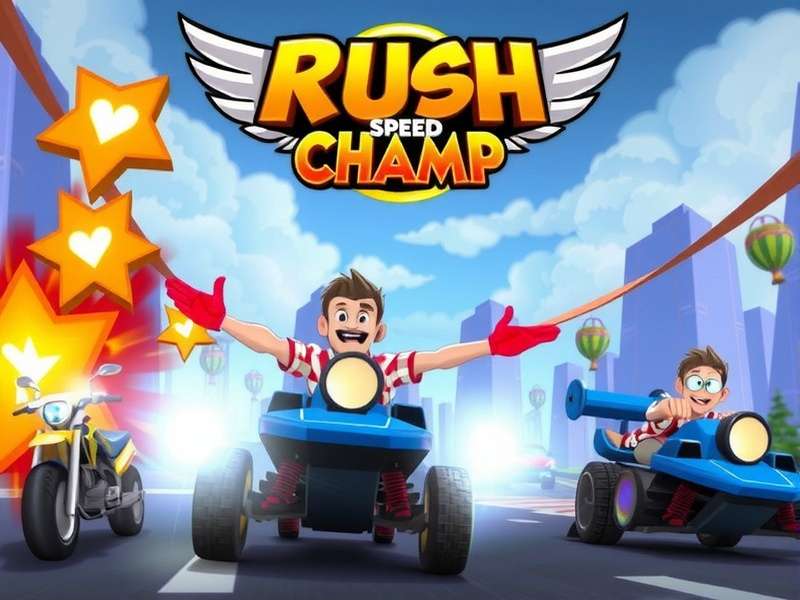 Rush Speed Champ Game Banner